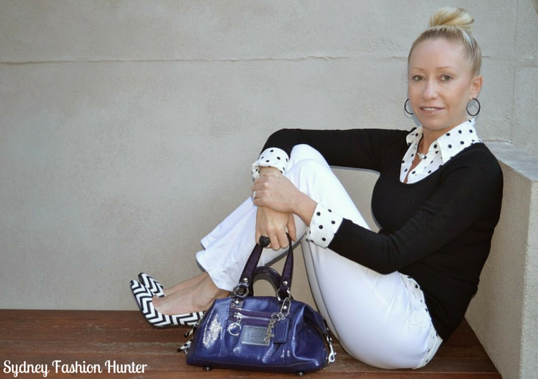 Sydney Fashion Hunter: The Wednesday Pants #24 - Polks Dots & Chevron