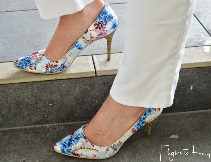Flights To Fancy Shopping in Bali Floral Pumps From Amante Legian