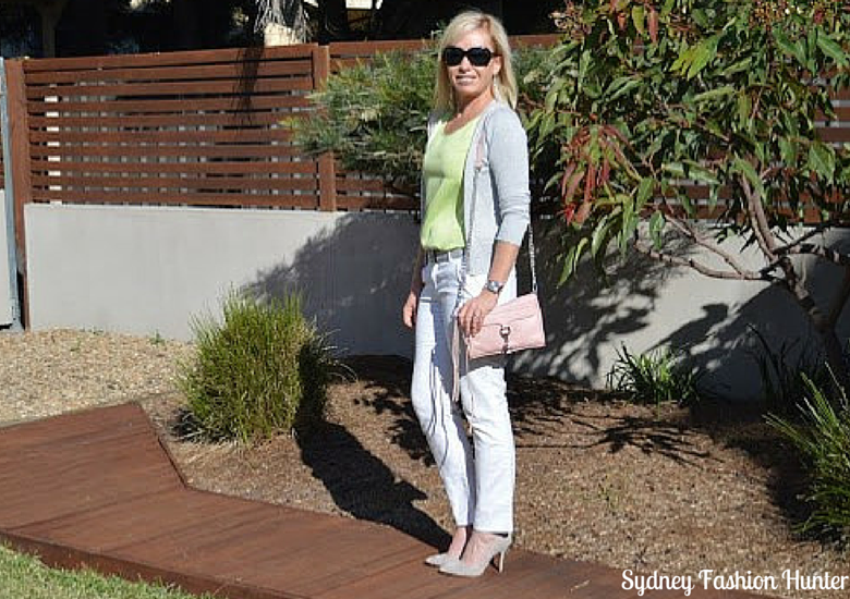 Sydney Fashion Huner: The Wednesday Pants #39 - Lime Green & Pastel Pink