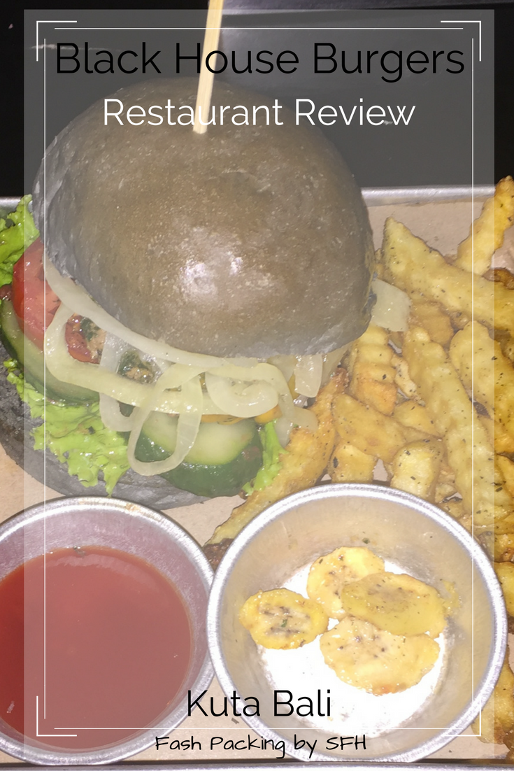 Fascinated by the black burger bun craze? Try it out at Black House Burgers in Kuta Bali. Full review here http://bit.ly/black-house