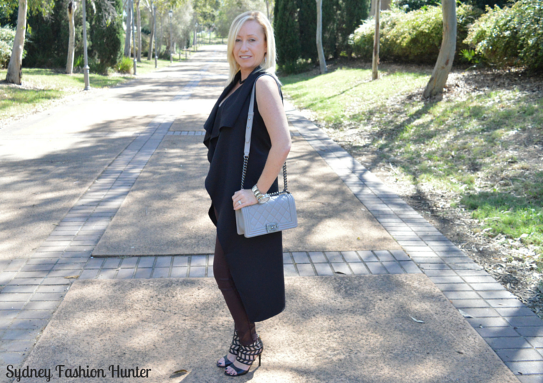 Sydney Fashion Hunter: Fresh Fashion Forum #28 SheIn Sleeveless Trench - Side