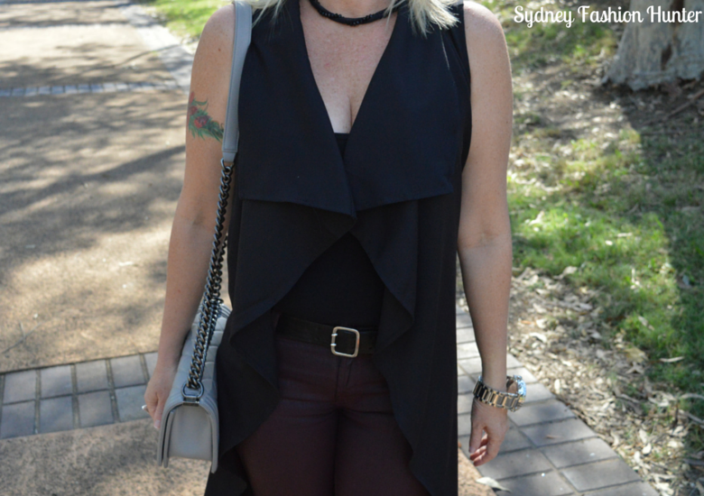 Sydney Fashion Hunter: Fresh Fashion Forum #28 SheIn Sleeveless Trench - Trench Draped Front