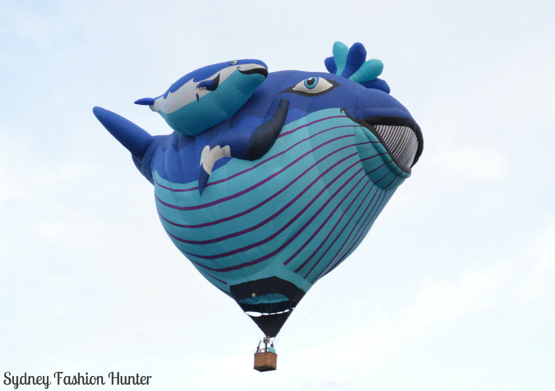 Sydney Fashion Hunter: Weekend In Canberra - Canberra Balloon Spectacular - Whale Hot Air Balloon