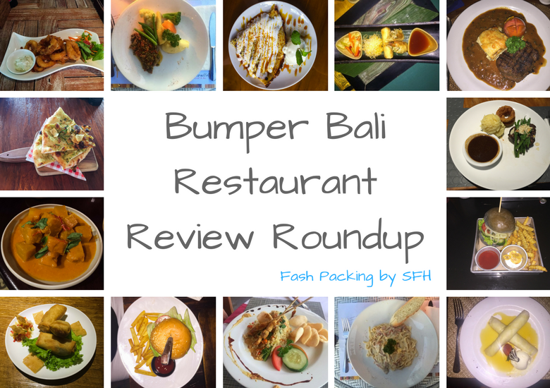 Fash Packing by Sydney Fashion Hunter: Bumper Bali Restaurant Review Roundup