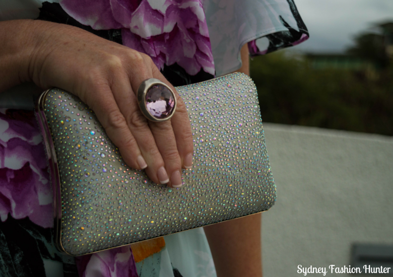 Sydney Fashion Hunter: Fresh Fashion Forum 38 - One Shoulder Floral Dress - Bag & Ring