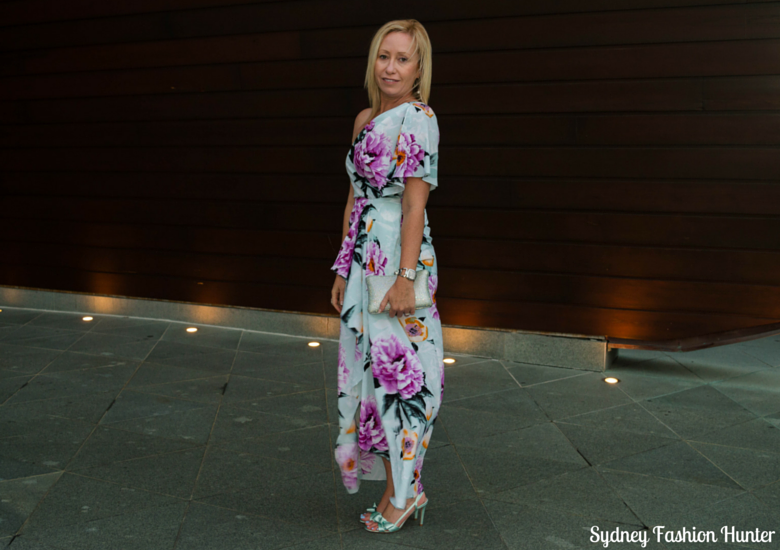 Sydney Fashion Hunter: Fresh Fashion Forum 38 - One Shoulder Floral Dress - Side