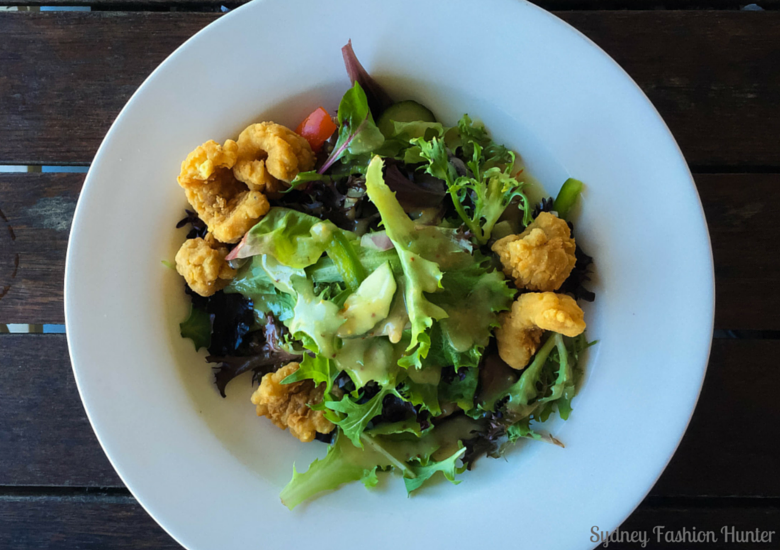 Sydney Fashion Hunter: Hamilton Island Dining - Marina Tavern - Crispy Squid Salad