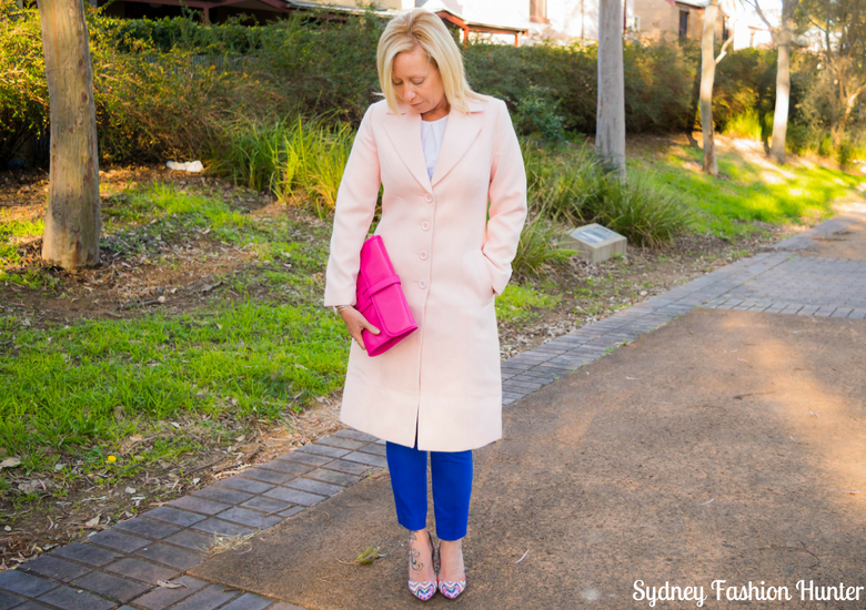 Sydney Fashion Hunter: Fresh Fashion Forum #46 - Pink Waterfall Coat - Front