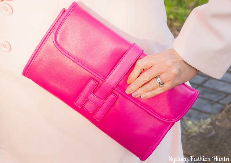 Sydney Fashion Hunter: Fresh Fashion Forum #46 - Pink Waterfall Coat - Hot Pink Bag