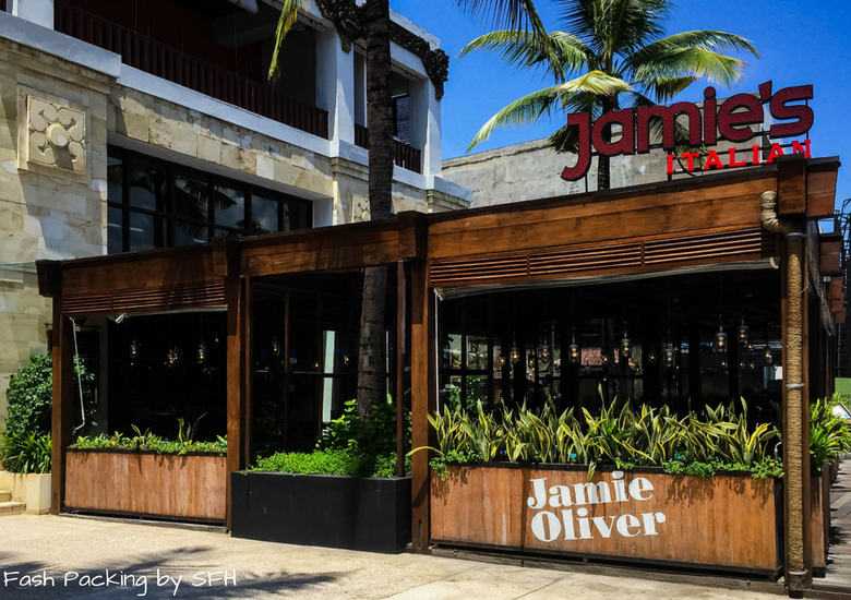 Fash Packing by Sydney Fashion Hunter: Restaurant Review - Jamie's Italian Kuta Bali - Exterior
