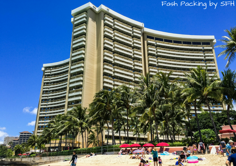 Fash Packing by Sydney Fashion Hunter: Sheraton Waikiki Review - Exterior From Beach
