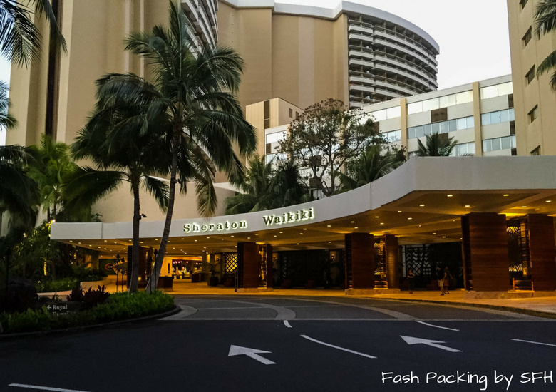 Fash Packing by Sydney Fashion Hunter: Sheraton Waikiki Review - Exterior From Front