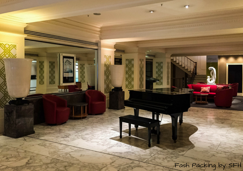 Fash Packing by SFH: Vibe Savoy Melbourne Review - Piano In Reception