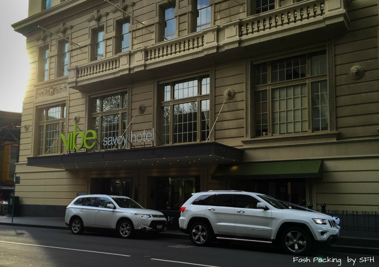 Fash Packing by SFH: Vibe Savoy Melbourne Hotel Review - Exterior