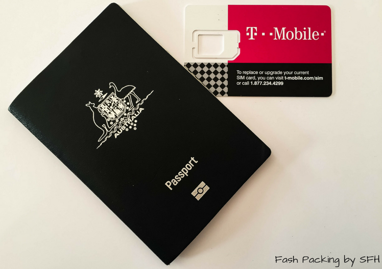 Fash Packing by Sydney Fashion Hunter: T-Mobile Tourist Plan - Phone