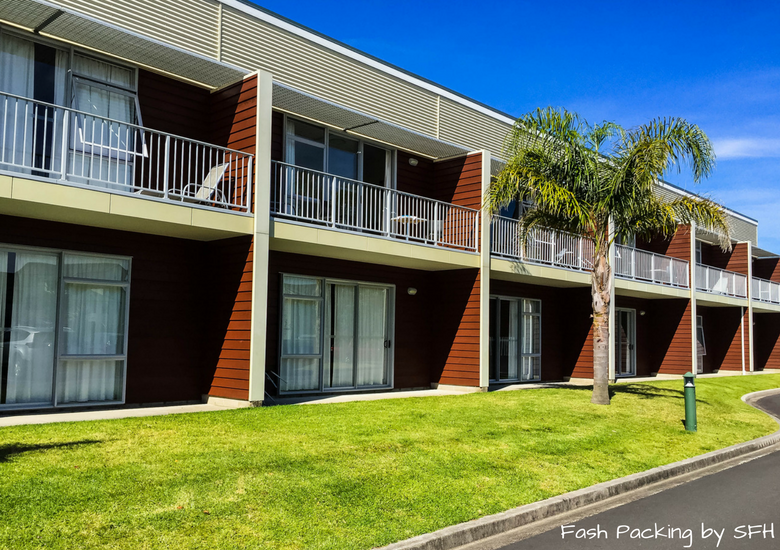 Fash Packing by SFH: Beachside Resort Whitianga New Zealand - Exterior Of Units