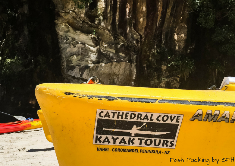 Fash Packing by SFH: Cathedral Cove Kayak Tours - Kayak at Cathedral Cove