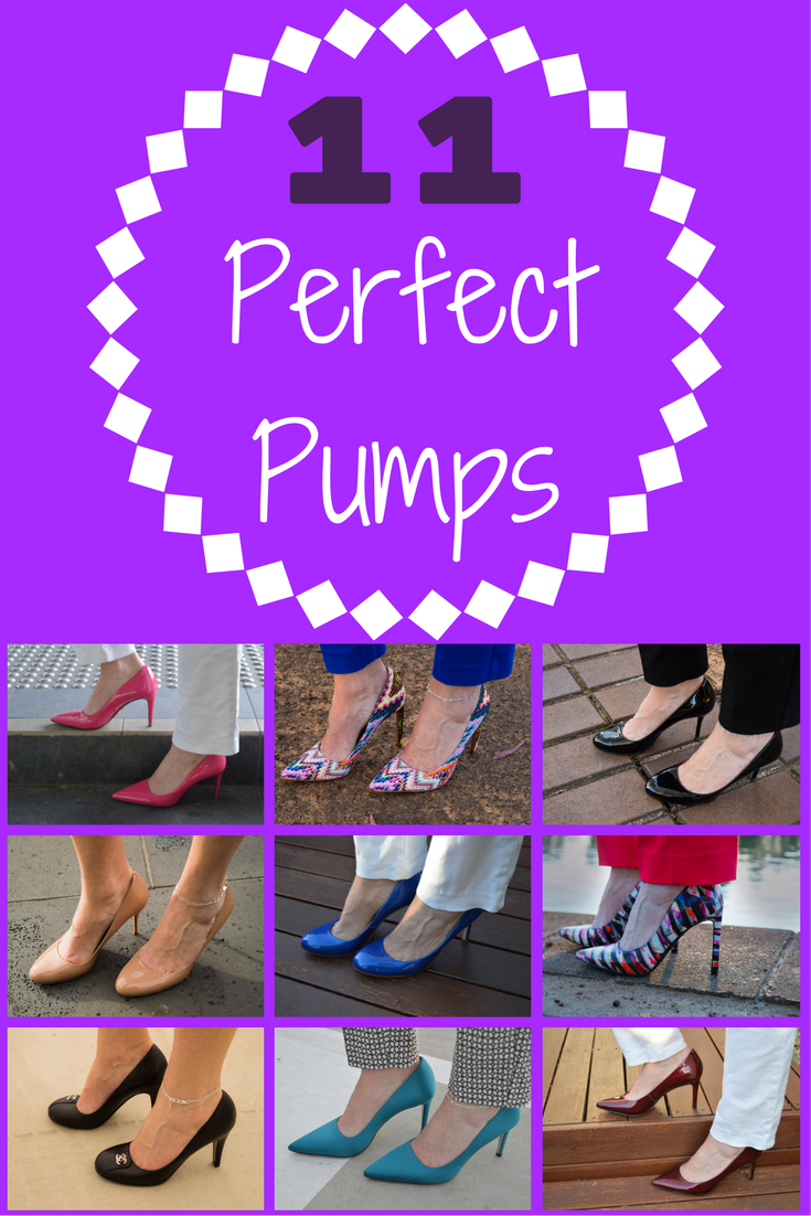 Pumps are perfect for the office. They're sleek, comfy (mostly) and they mean business. Check out my 11 perfect pumps for inspiration. http://bit.ly/11perfectpumps