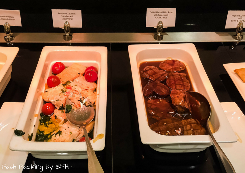 Fash Packing by SFH: Emirates A380 First Class Review - Auckland International Airport Emirates Lounge - Hot Buffet 1