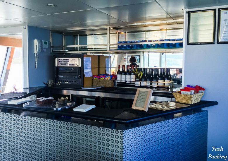 Fash Packing: Wineglass Bay Cruises Tasmania Exclusive Sky Lounge Experience - Bar