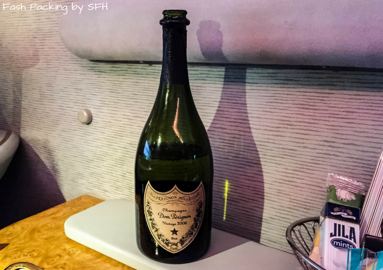 Dom Perignon Vintage 2006 in Emirtaes A380 first class suite