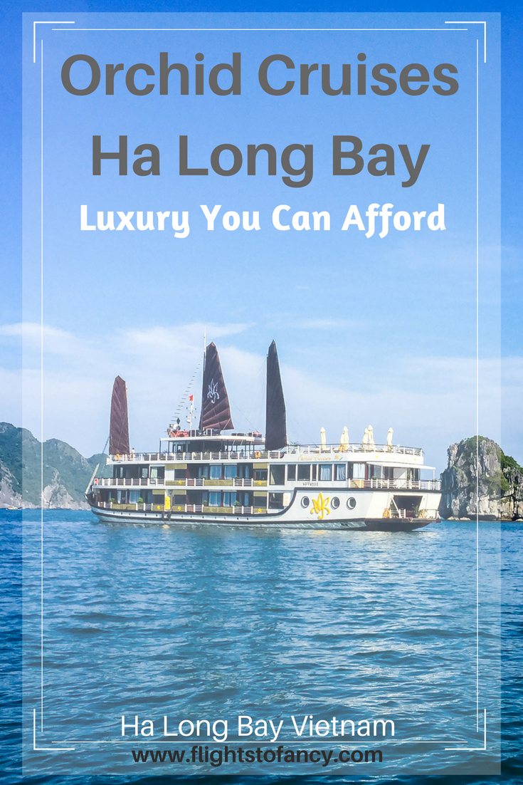 Looking for a luxury cruise in Ha Long Bay Vietnam? Orchid Cruises are the absolute best way to see this UNESCO World Heritage site. Go on spoil yourself! You deserve it!