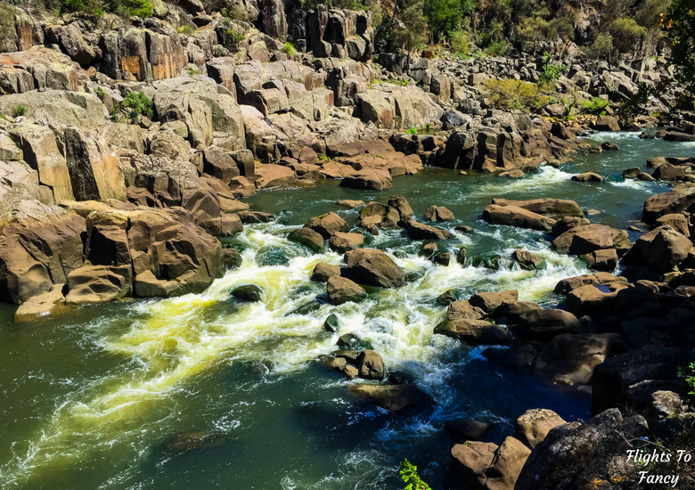 Flights To Fancy: A Rainy Day In Spectacular Cataract Gorge Launceston - Rapids