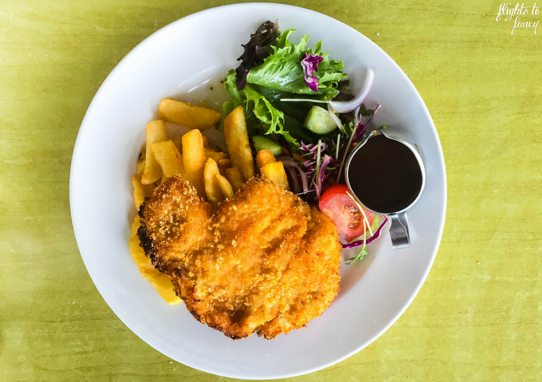 Flights To Fancy: Bicheno Tasmania Freycinet's Most Affordable Town - Beachfront Bicheno Restaurant Chicken Schnitzel