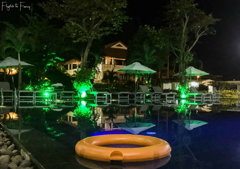 Flights To Fancy: Hoi An Sincerity Hotel Luxury Accommodation in Hoi An - Pool At Night