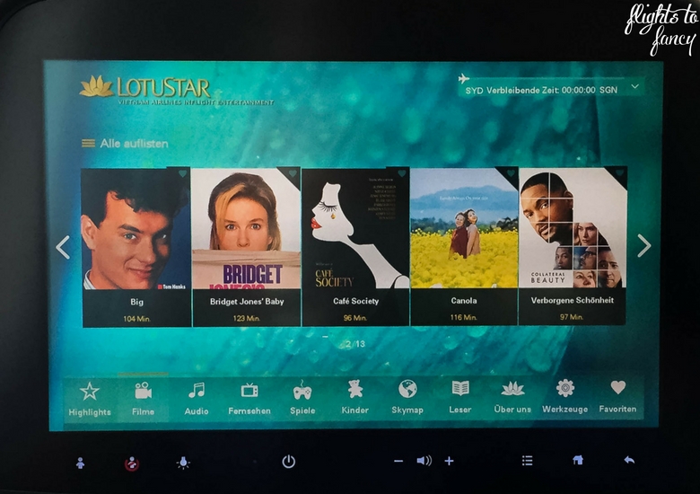 Flights To Fancy: Vietnam Airlines Review - Entertainment