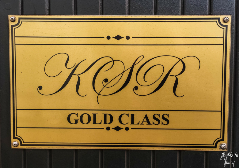 Flights To Fancy: Kuranda Scenic Railway Gold Class - Gold Class Sign