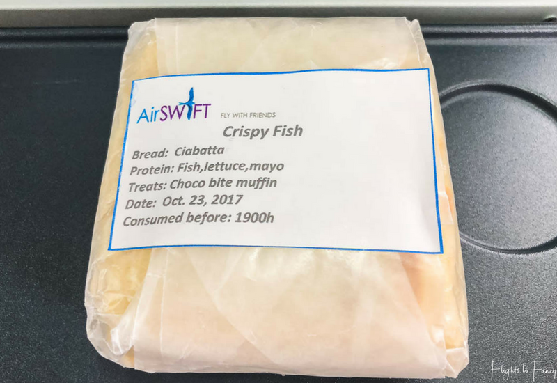  AirSWIFT Airlines Crispy Fish Sandwich
