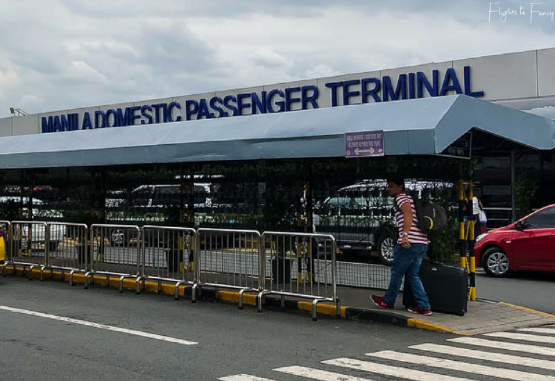 Arriving at NAIA for our Manila Boracay flight