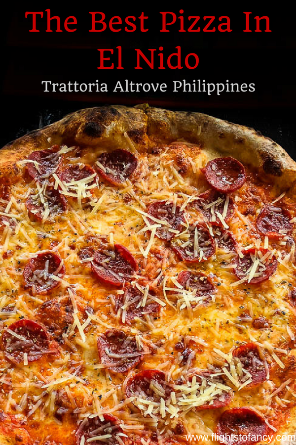 Looking for the best El Nido Pizza? Head straight to Trattoria Altrove El Nido. I loved it so much, I went three times! Read all about it on the blog. #elnido #philippines #palawan #pizza #pizzaelnido