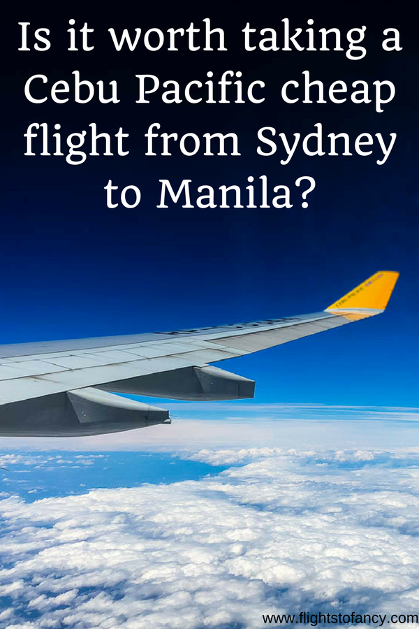 I found a really cheap flight from Sydney to Manila on Cebu Pacific and booked it on a whim. The Cebu Pacific baggage allowance was minimal, the Cebu Pacific inflight entertainment was non-existent and I had to wrangle with Cebu Pacific customer service. Find out what it's really like on flight 5J40 ... #cebupacific #airlinereview #cheapflight #cheapflightsydneytomanila