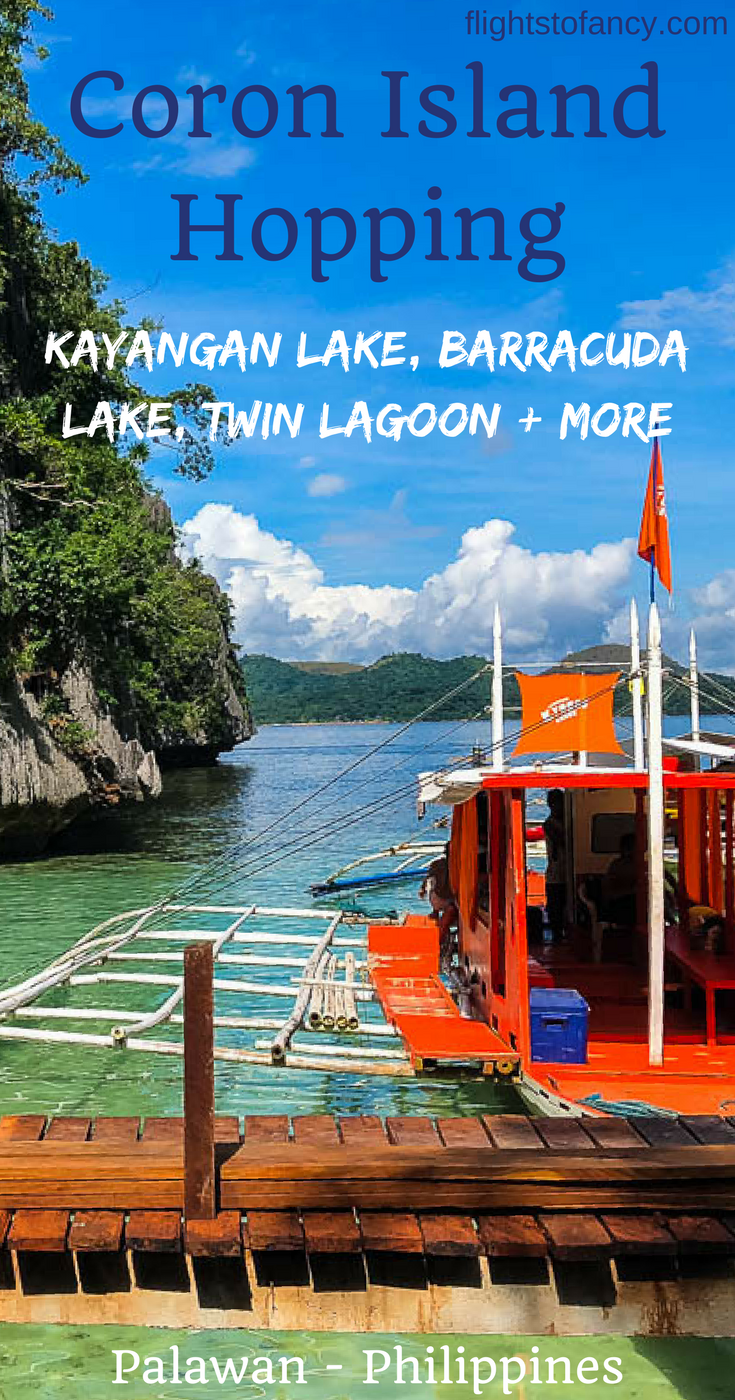 Looking for things to do in Coron? A Coron Island Hopping Tour is a must in Palawan Philippines. We wanted to visit Barracuda Lake Coron, Kayangan Lake Coron, Twin Lagoon Coron (Twin Lagoons Coron) and Twin Peaks Coron but could not find any half day Coron boat tours that covered them all. The solution? Design our own island hopping Coron trip! #Coron #Palawan #Philippines #CoronIslandHopping #BarracudaLake #KayanganLake 