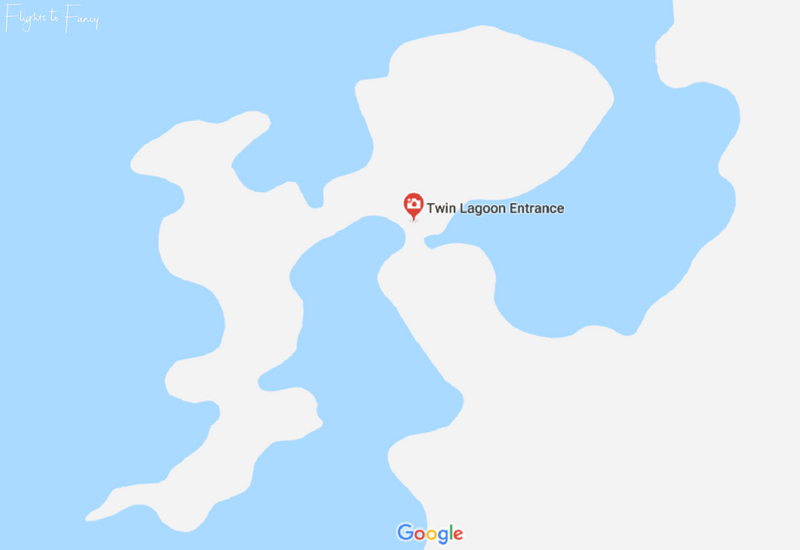 Coron Island Hopping: Twin Lagoon Coron Map