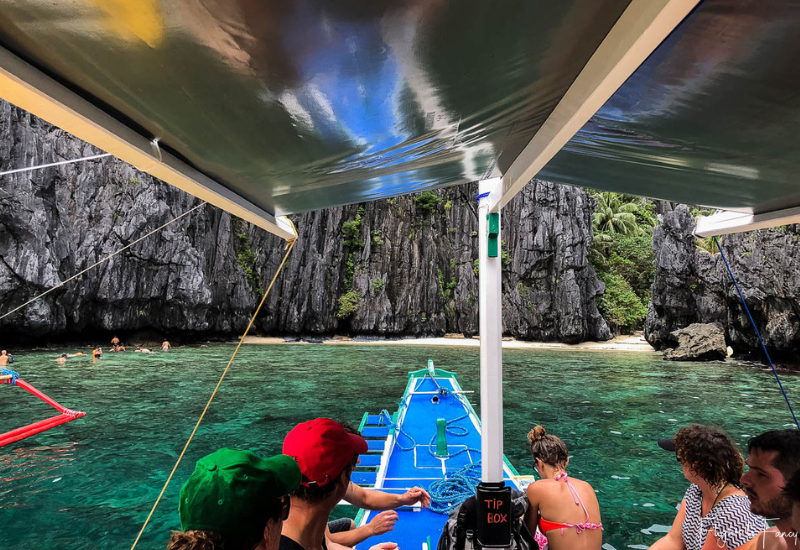 El Nido Tour A - Leaving Secret Lagoon and heading to Shimizu Island for our El Nido snorkeling stop