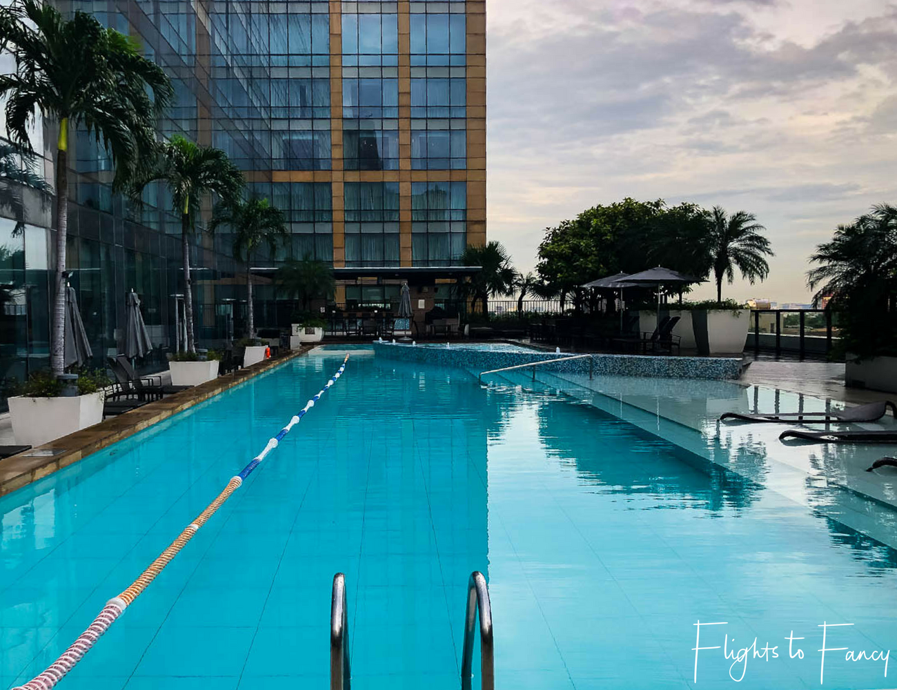 Flights to Fancy - Fairmont Makati Pool