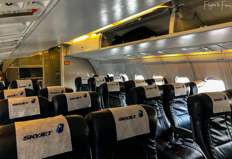 Skyjet Airlines Philippines BAE 146 cabin
