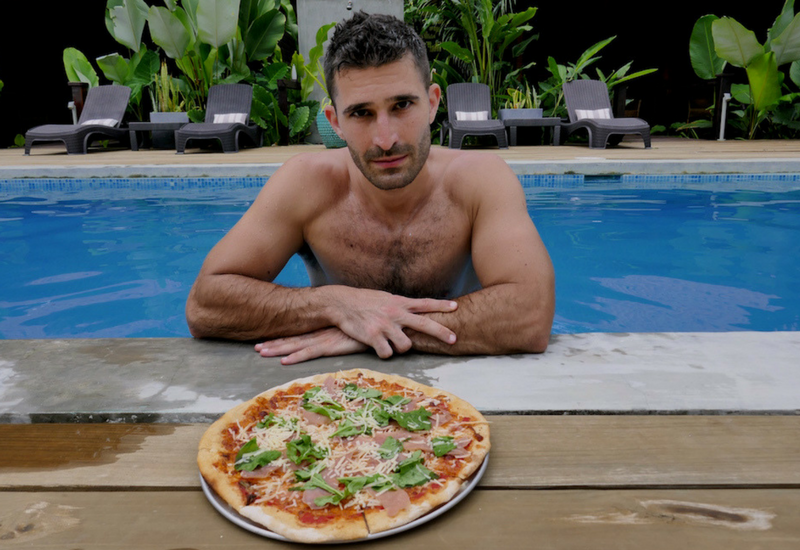 Worlds Best Pizzas: Pizza at Island Plantation hotel in Bocas del Toro in Panama