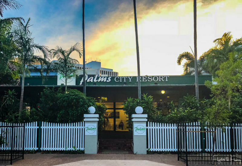 Palms City Resort Darwin Entrance