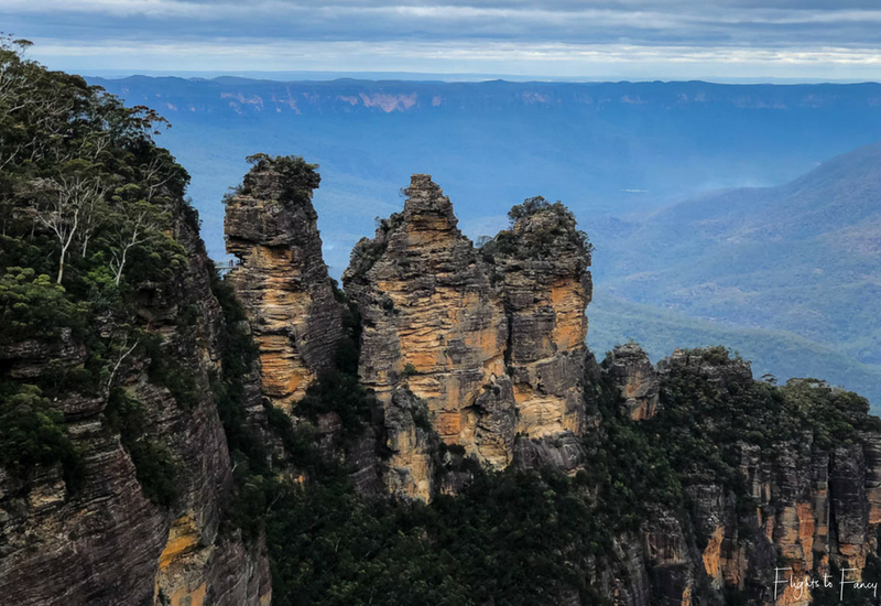 Three Sisters From Echo Point Blue Mountains New South Wales
