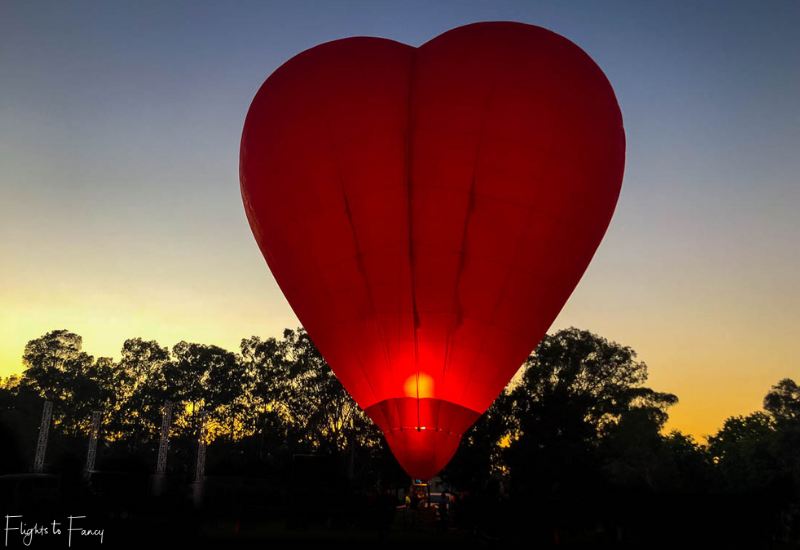 Canberra Balloon Festival Heart Balloon