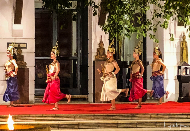 Dancers at Park Hyatt Siem Reap Restaurant