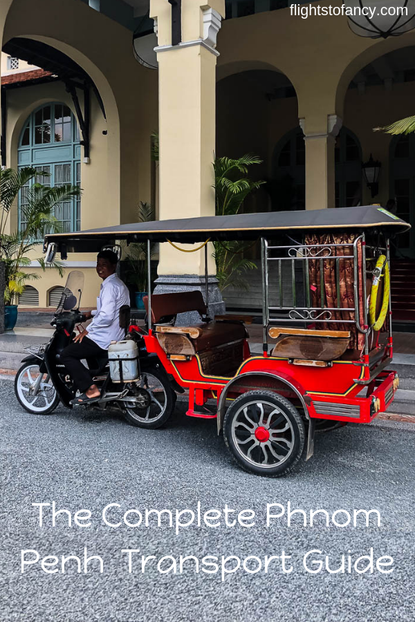 Navigate transport in Phnom Penh like a pro with this complete guide to using buses, trains, taxis, ferries, water taxis, Grab, airport transfers and more. #phnompenh #cambodia #transport #grab