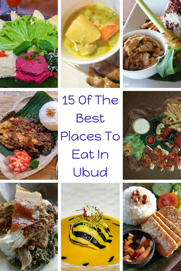 Looking for the best restaurants in Ubud? Eateries in Ubud range from micro-warungs to five star restaurants and everything in between. This list of 15 of the Best Ubud Restaurants is a great place to start your research on where to eat in Ubud. Which one will you try? #bali #ubud #ubudrestaurants #wheretoeatinubud