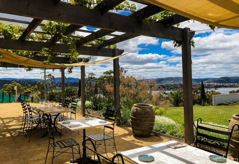 Hobart Wineries: Stefano Lubiana Wines Terrace