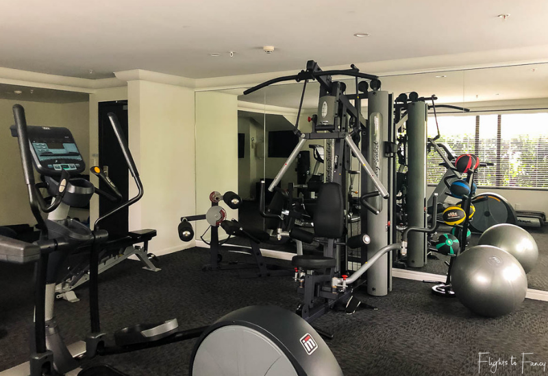Gym at the Hotel Montreal Christchurch