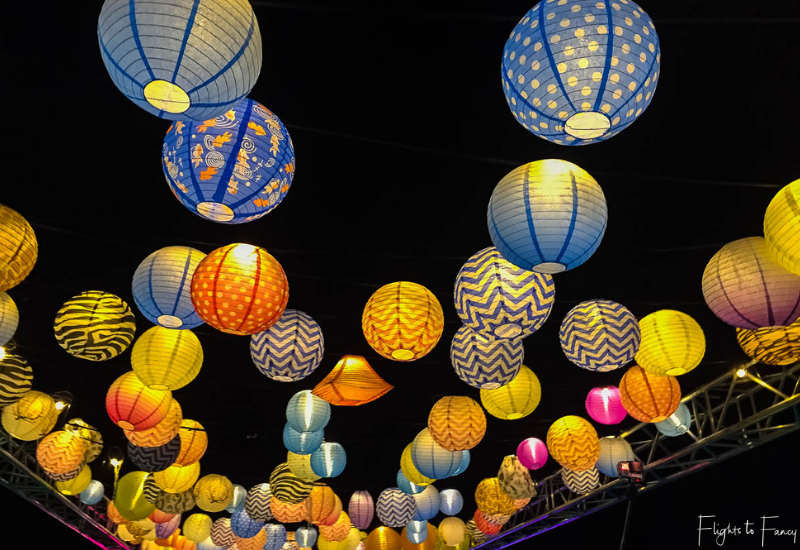 Night Noodle Markets Canberra Enlighten - Lanterns